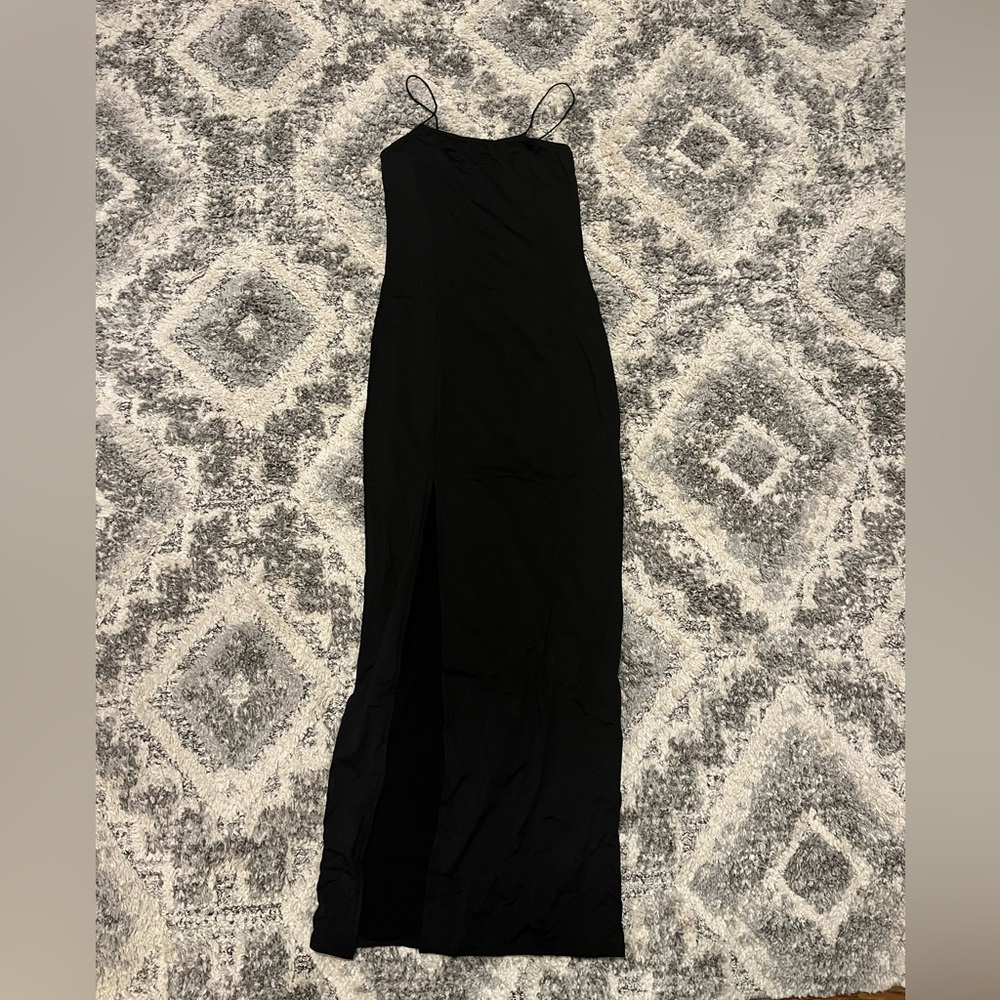 Amazon Black Maxi Dress with Spaghetti Straps